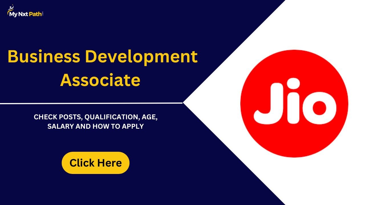 Jio Business Development Associate 2024 
